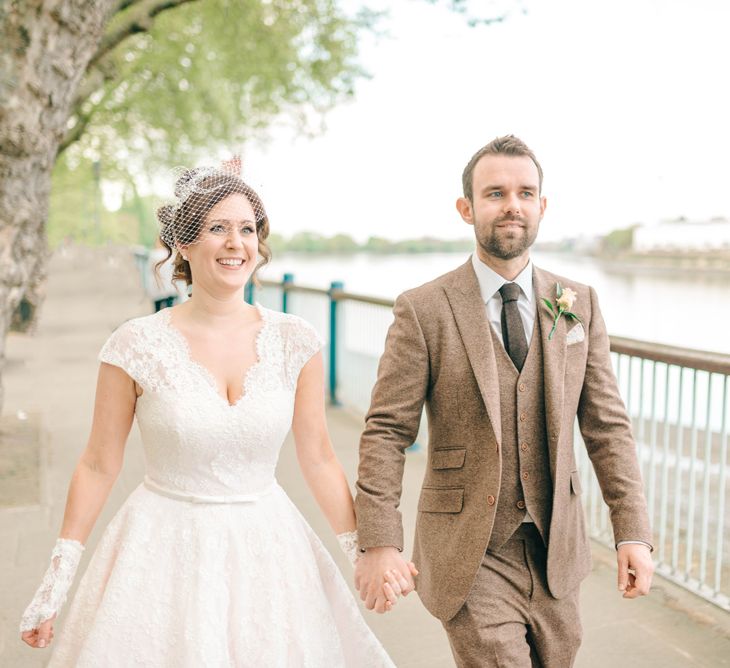 Bride & Groom Portraits By The River