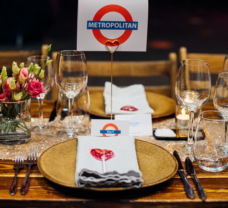 London Underground Wedding Decor | Urban Wedding at Village Underground, London | Marianne Chua Photography