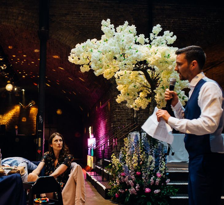 Speeches | Urban Wedding at Village Underground, London | Marianne Chua Photography