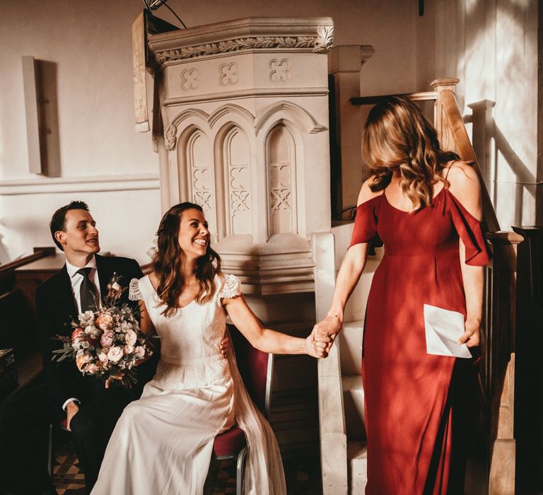 Bride During Wedding Ceremony