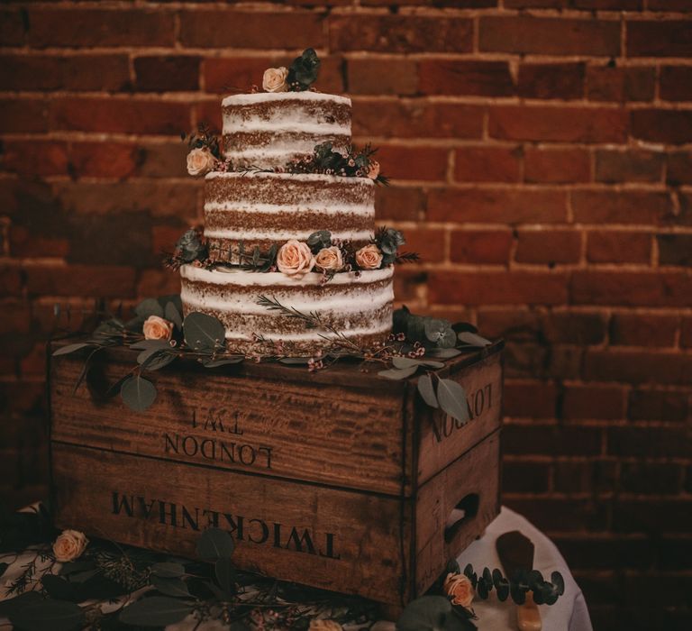 Naked Wedding Cake