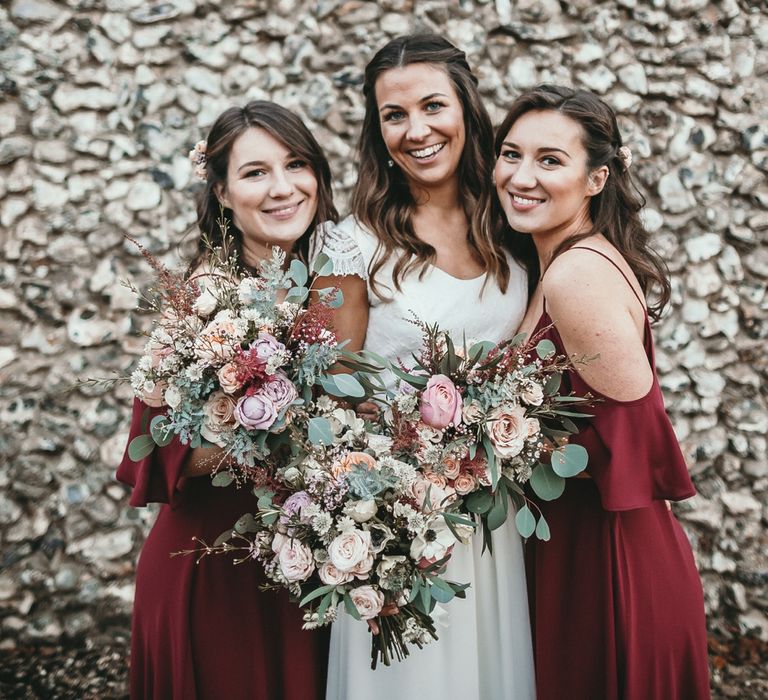 Rewritten Bridesmaids Dresses | Cold Shoulder Bridesmaids Dresses