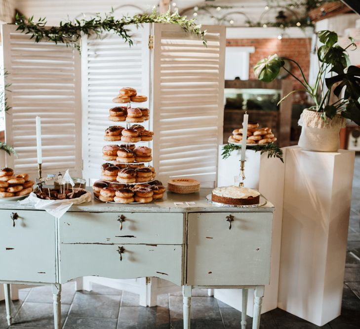 Krispy Kreme Donut Table For Wedding