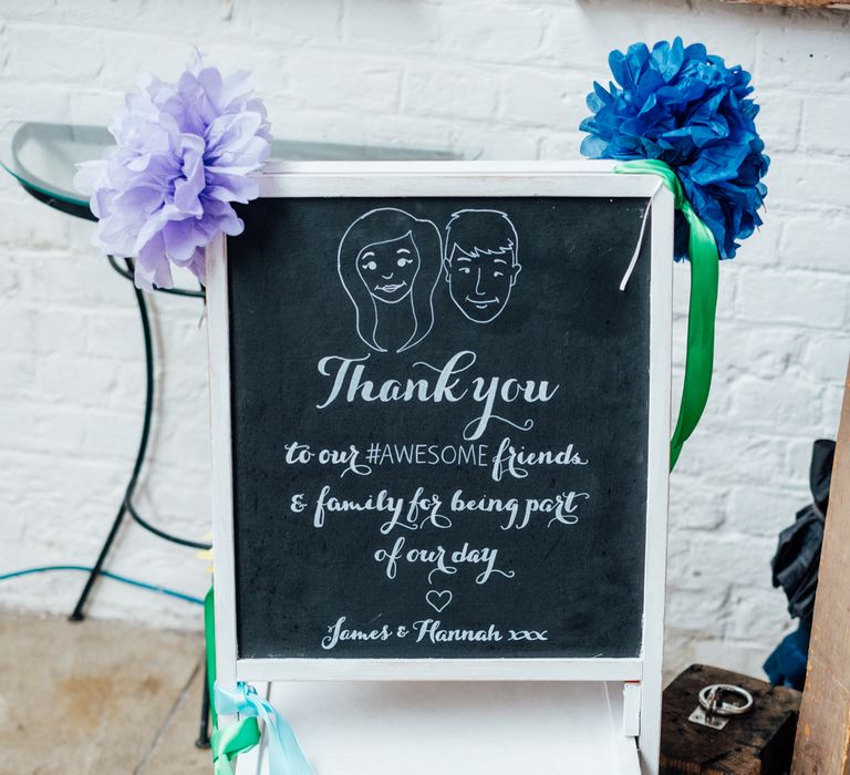 Wedding Chalkboard Sign