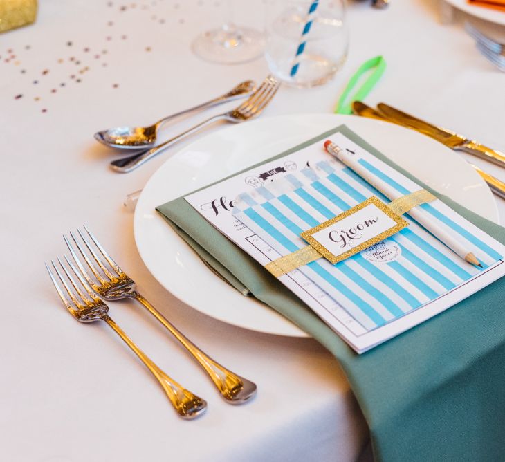 Candy Striped Place Setting