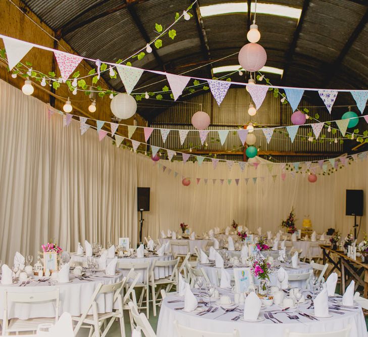 Bunting Wedding Decor | Navyblur Photography | Cinematic Tide Films