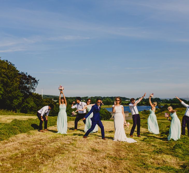 Wedding Party Portrait | Navyblur Photography | Cinematic Tide Films