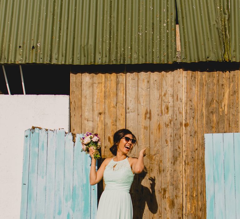 Bridesmaid in Mint Green Dress | Navyblur Photography | Cinematic Tide Films