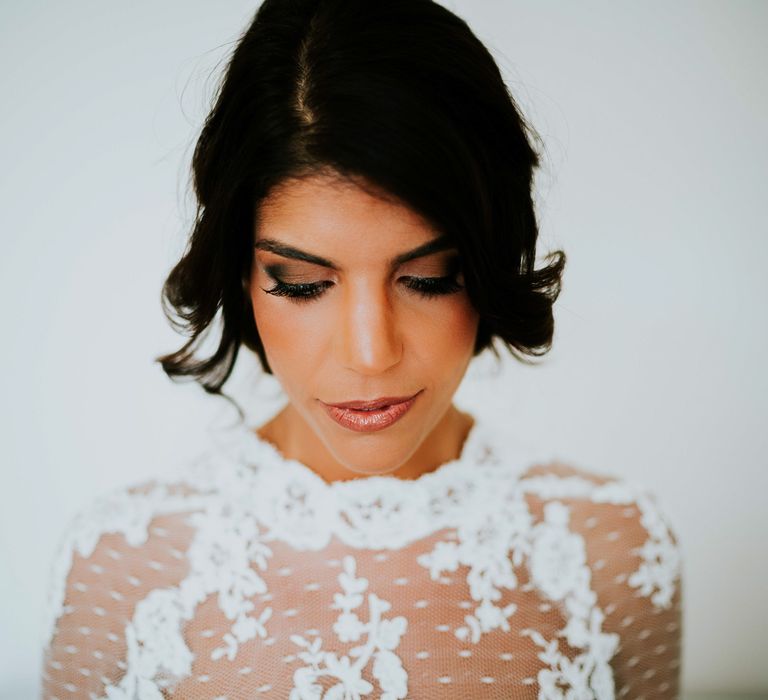 Bridal Beauty | Super Luxe Greek Wedding at The Cipriani in Venice | Bridgwood Wedding Photography