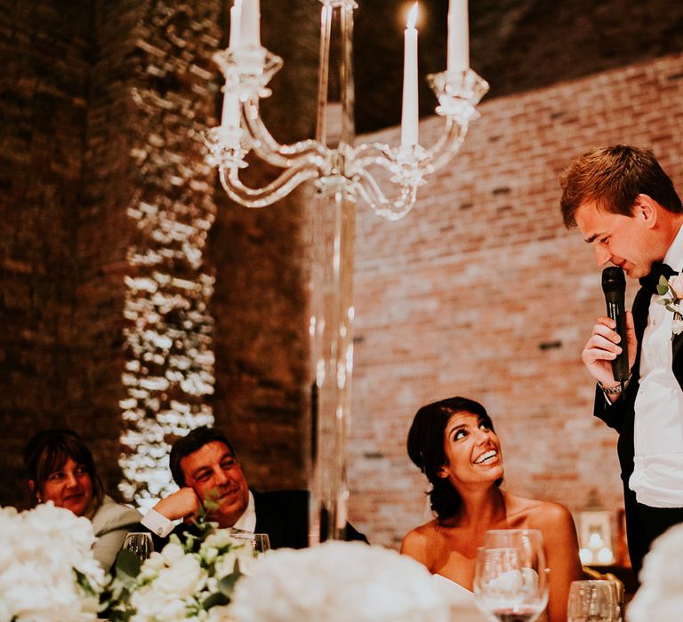 Speeches | Super Luxe Greek Wedding at The Cipriani in Venice | Bridgwood Wedding Photography