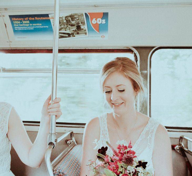 Red London Bus Wedding Transport