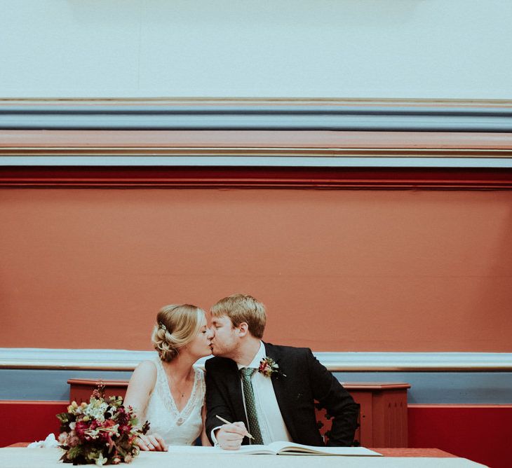 Relaxed Leeds City Wedding With Botanical Theme