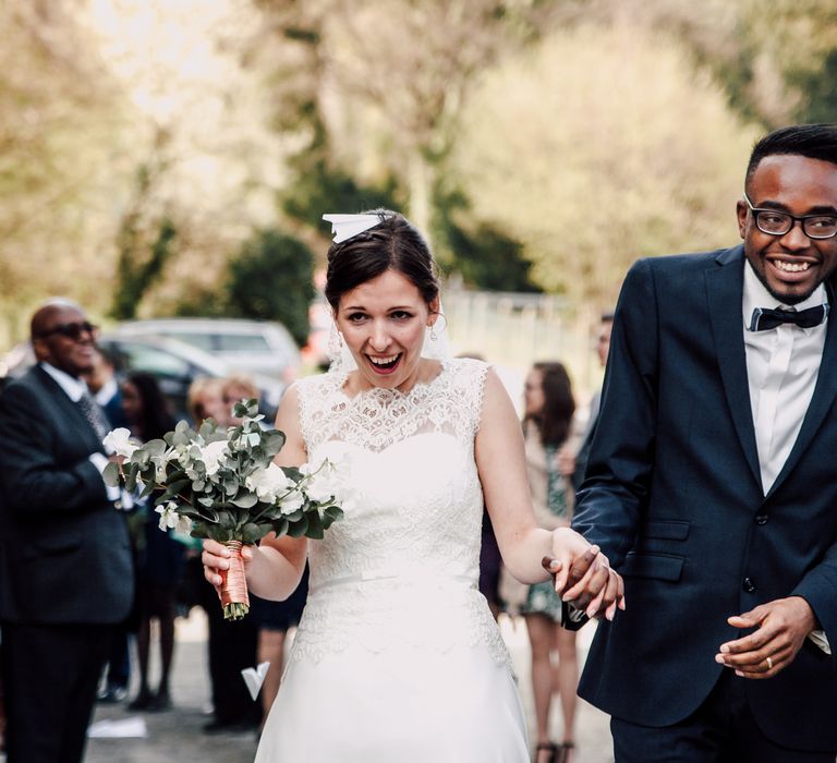 Confetti Moment | Wedding Ceremony | Hofgut Reinheim, Germany | Paul & Nanda Photography