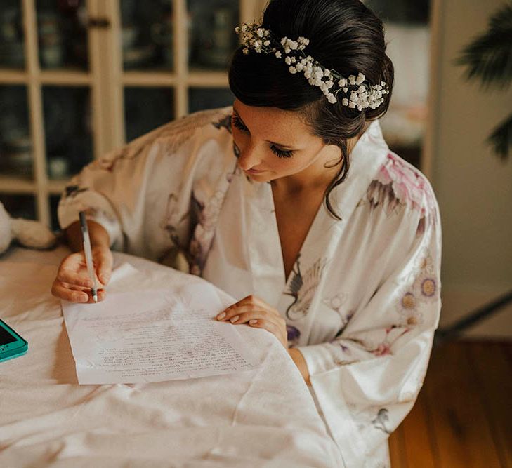 Jenny Yoo Bride For An Outdoor Farm Wedding In Maryland USA With Bridesmaids In Mismatched Dresses & Images From Erin Krespan