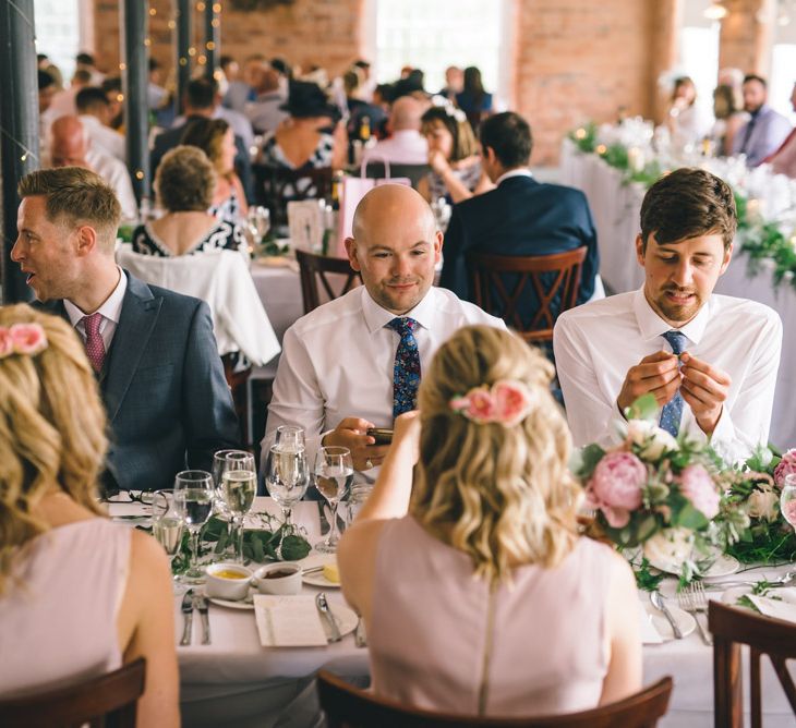 Wedding Reception at The West Mill Derbyshire by Matt Brown Photography