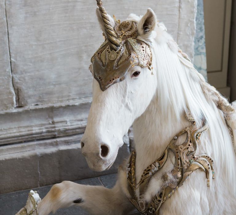 Unicorn | Elegant Blush Pink & White Wedding at Aynhoe Park in Oxfordshire | Lucy Davenport Photography