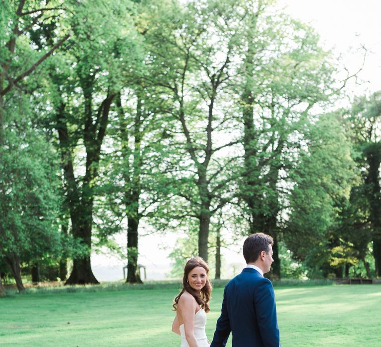 Elegant Blush Pink & White Wedding at Aynhoe Park in Oxfordshire | Lucy Davenport Photography