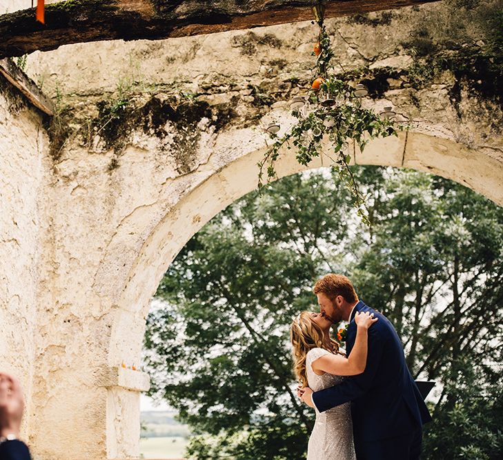 Outdoor Humanist Ceremony Kiss The Bride