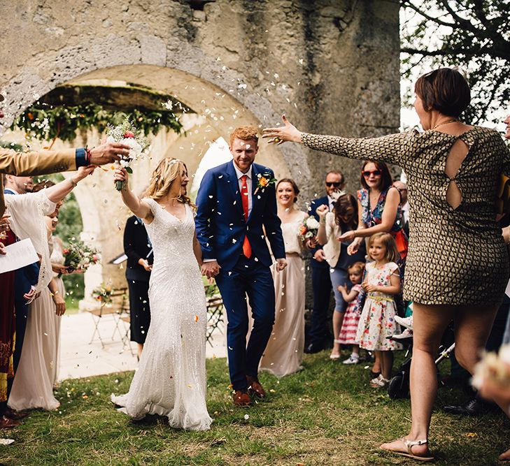 Outdoor Humanist Ceremony Married | Confetti