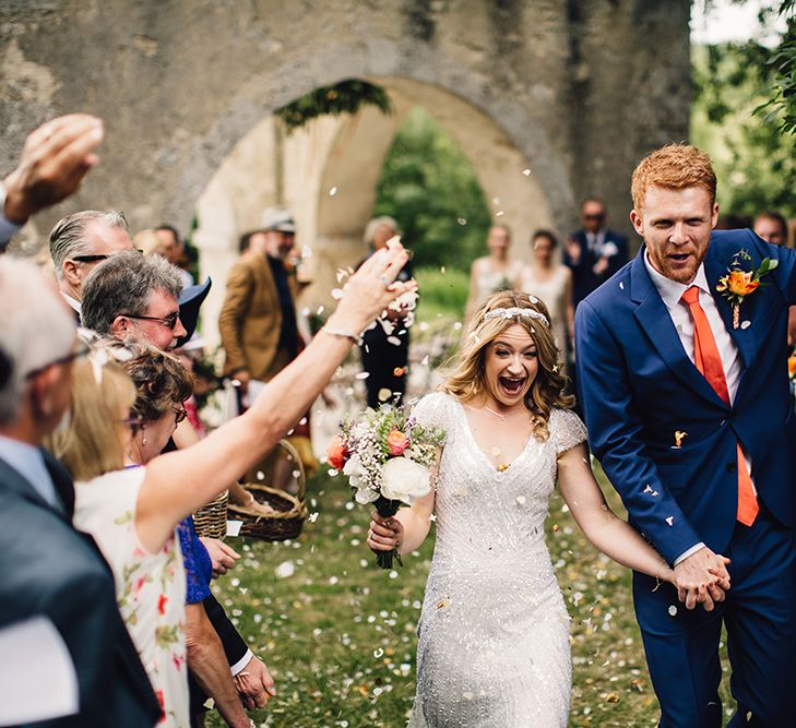 Outdoor Humanist Ceremony Married | Confetti