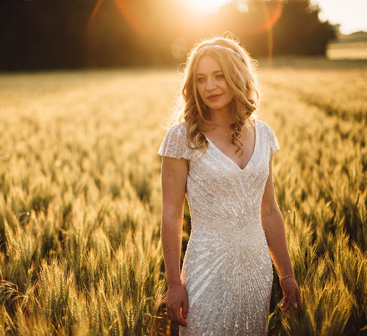 Bride in Eliza Jane Howell Gown