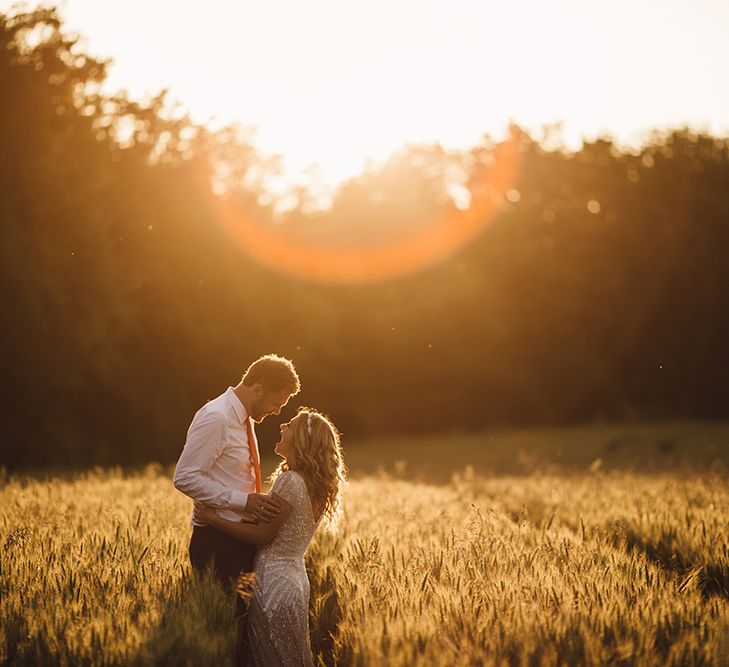 Bride & Groom Sunset