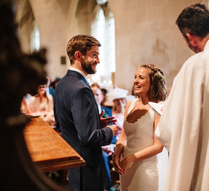 Rime Arodaky Bride For A Rustic Wild Flower Filled Wedding at Anran Devon With Mismatched Bridesmaids Dresses & Images From A Thing Like That Photography