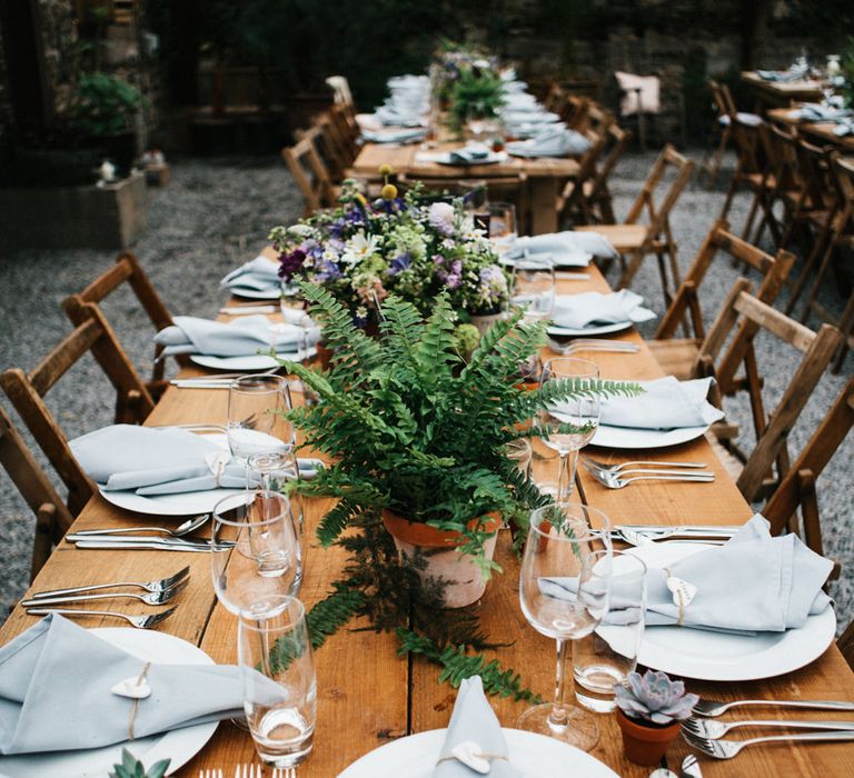 Rime Arodaky Bride For A Rustic Wild Flower Filled Wedding at Anran Devon With Mismatched Bridesmaids Dresses & Images From A Thing Like That Photography