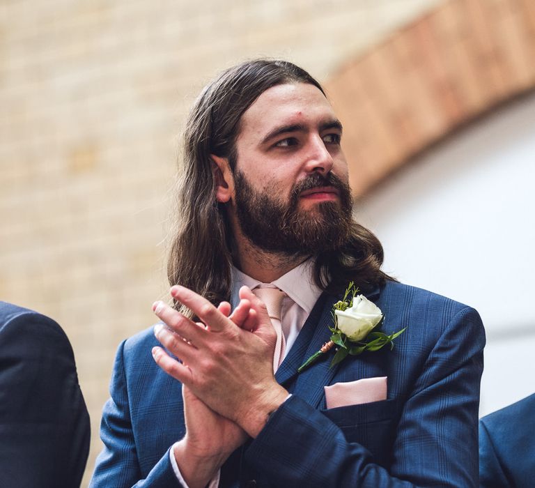 Wedding Ceremony | Wedding Guest | Contemporary City Wedding at People's History Museum & Hope Mill Theatre, Manchester Planned by Alternative Weddings MCR | Babb Photography