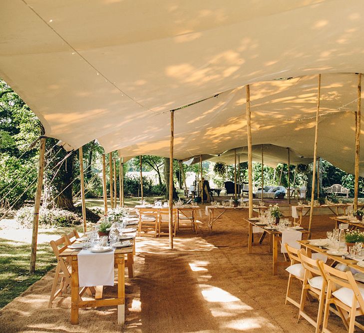 Stretch Tent Wedding Reception