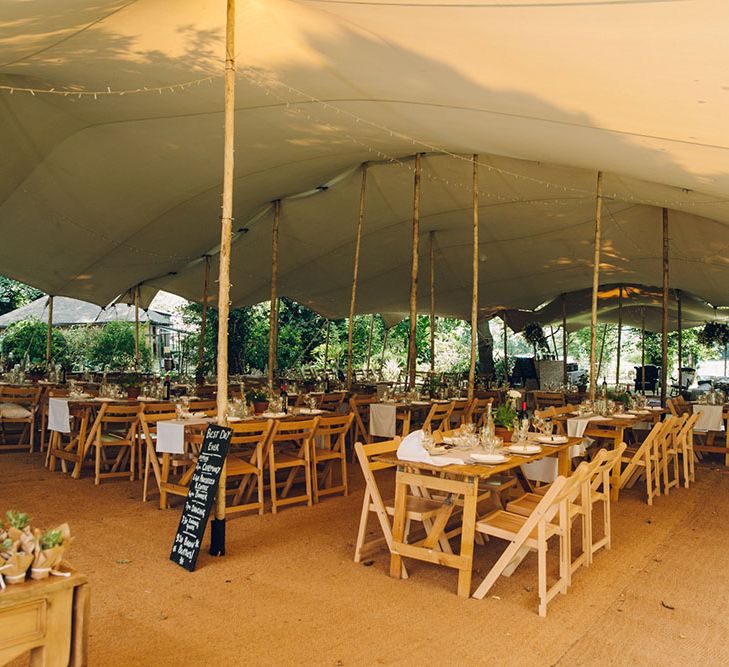 Stretch Tent Wedding Reception