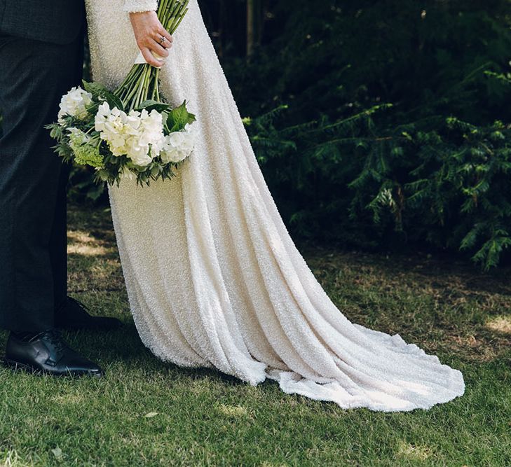 Sequinned Bridal Gown by Harriet Holling