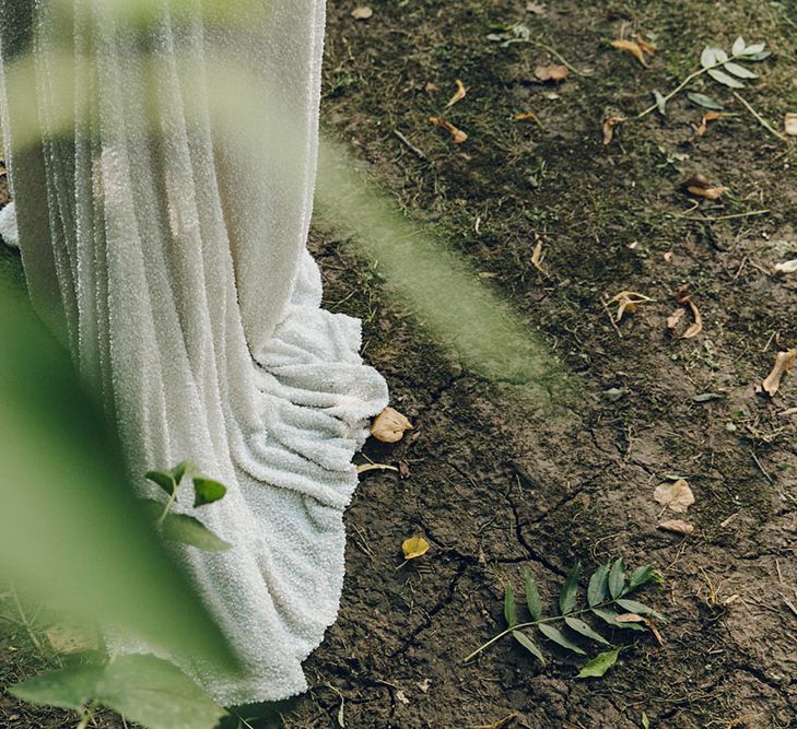 Sequinned Bridal Gown by Harriet Holling