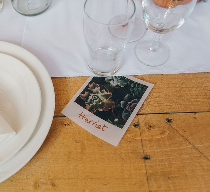 Polaroid Place Setting