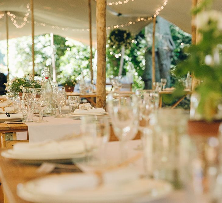 Stretch Tent Wedding Reception