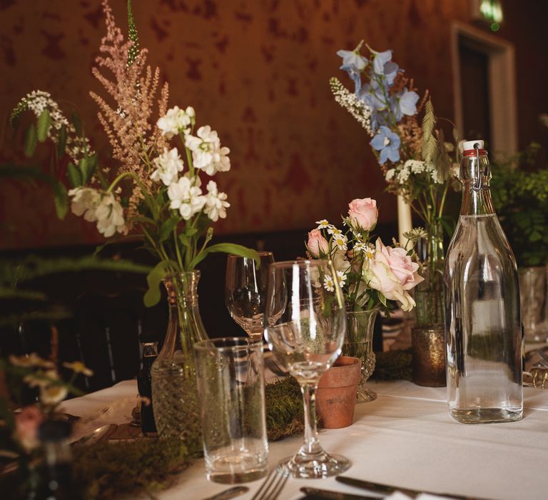 Greenery Filled Wedding At The Bell Ticehurst With Bride In Willowby By Watters Gown & Groom In Green Checked Suit With Images From Jackson & Co Photography