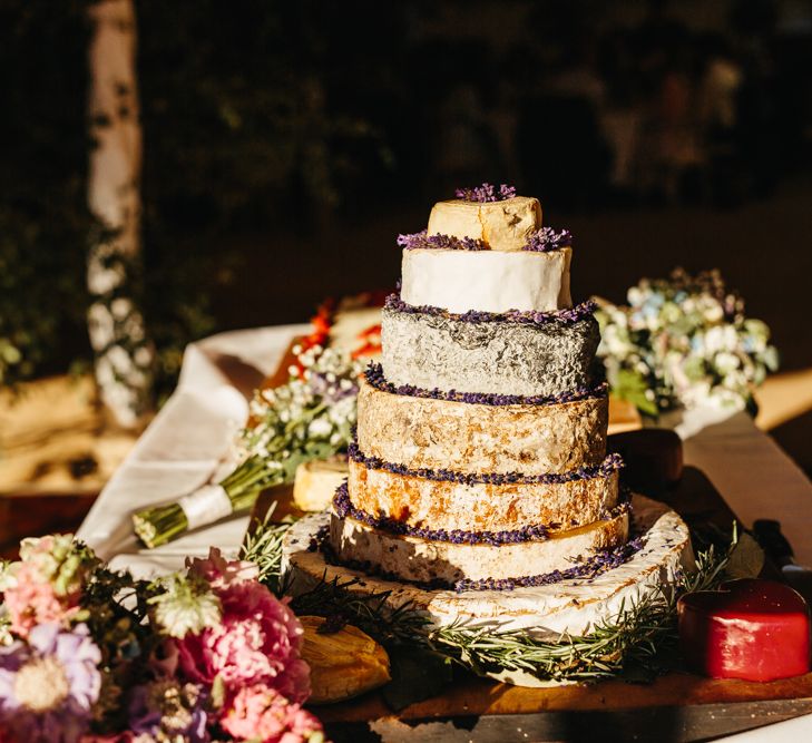 Cheese Tower Wedding Cake