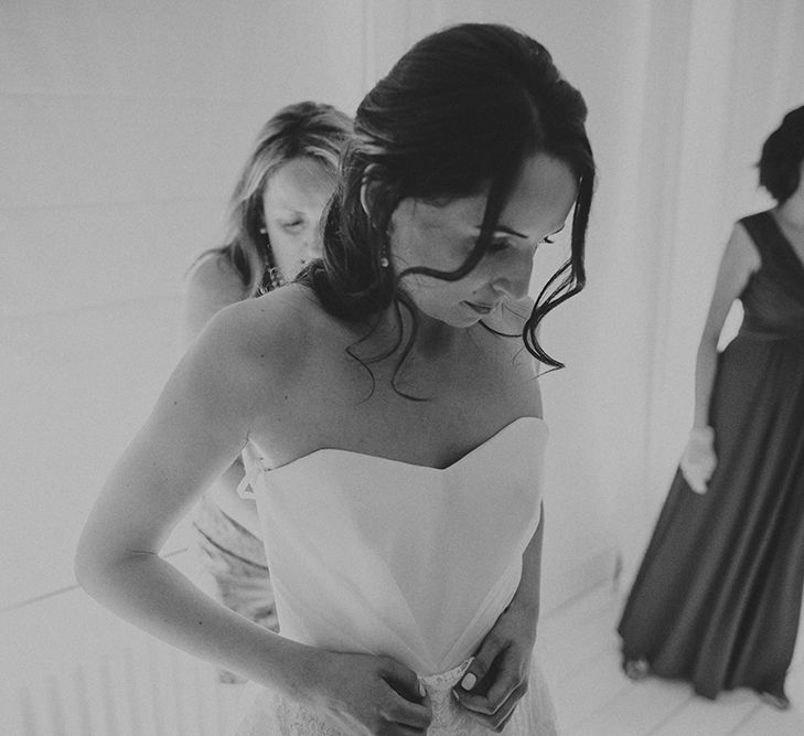 Bride In Stephanie Allin Wedding Dress