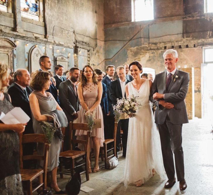 Bridal Entrance in Rembo 'Clara' Wedding Dress