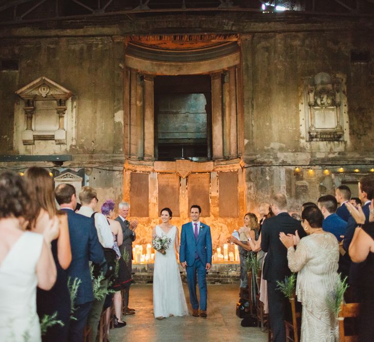 Bride & Groom Asylum Wedding Ceremony