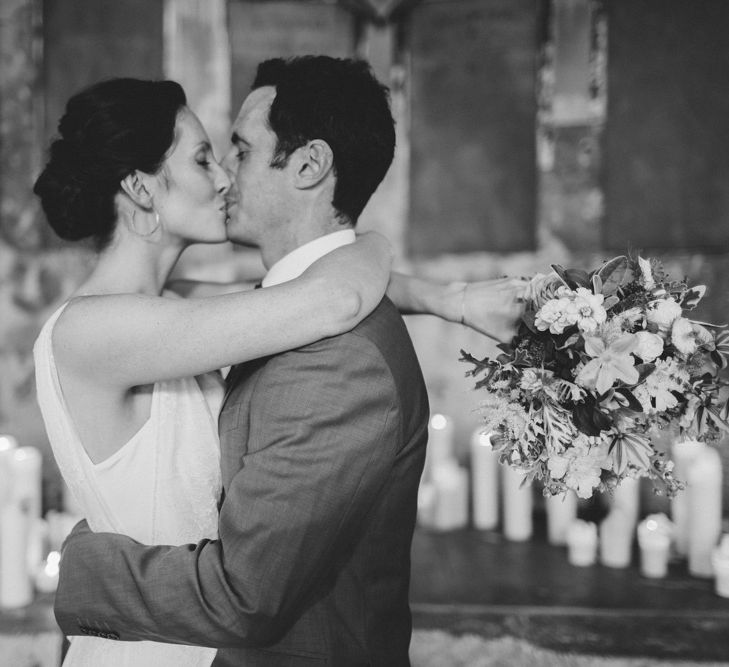 Bride & Groom Candle Light Asylum Altar