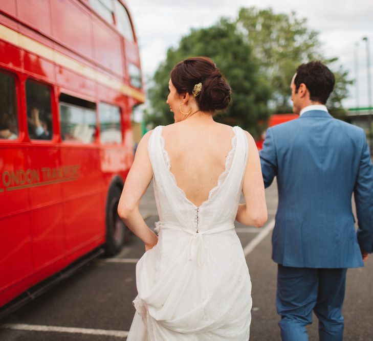 Bride & Groom Red Routemaster Bus