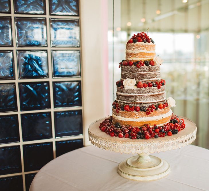 Little Bear Cakery Naked Wedding Cake