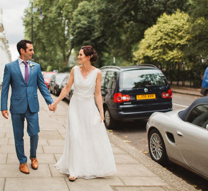 Bride & Groom London Streets