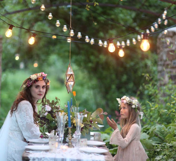 Magical Outdoor Dining at Hayne Devon Boutique Wedding Venue