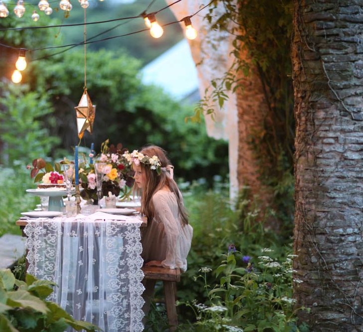 Magical Outdoor Dining at Hayne Devon Boutique Wedding Venue