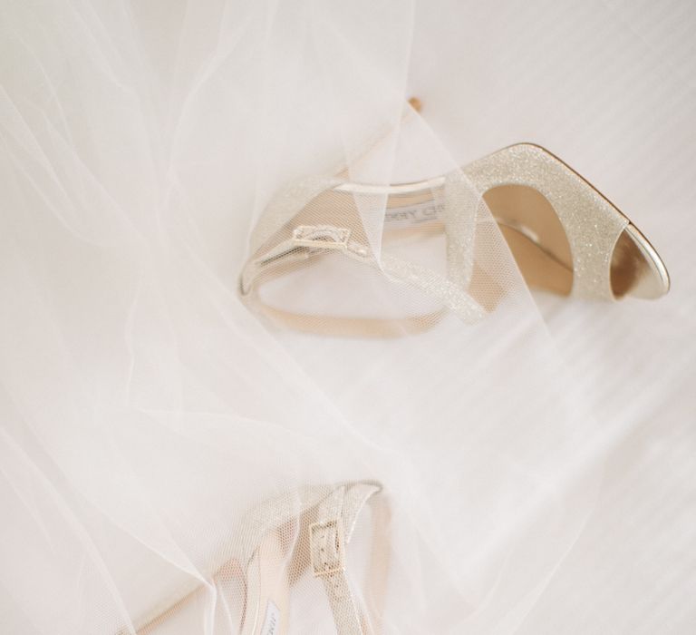 Jimmy Choo Shoes | Elegant, Pastel Wedding at Hedsor House, Buckinghamshire | M & J Photography | Shoot It Yourself Films