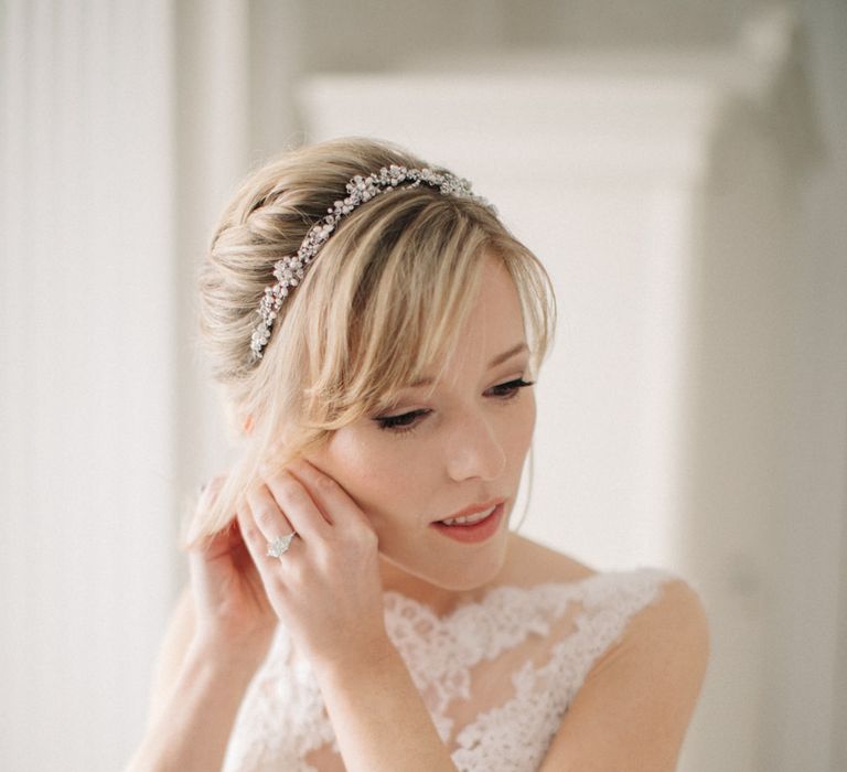 Bride in Pronovias Gown | Elegant, Pastel Wedding at Hedsor House, Buckinghamshire | M & J Photography | Shoot It Yourself Films