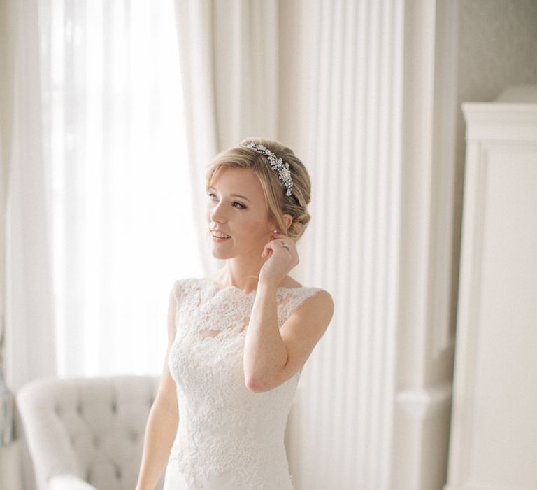 Beautiful Bride in Pronovias Gown | Elegant, Pastel Wedding at Hedsor House, Buckinghamshire | M & J Photography | Shoot It Yourself Films