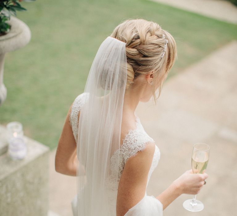 Bride in Pronovias Gown | Elegant, Pastel Wedding at Hedsor House, Buckinghamshire | M & J Photography | Shoot It Yourself Films